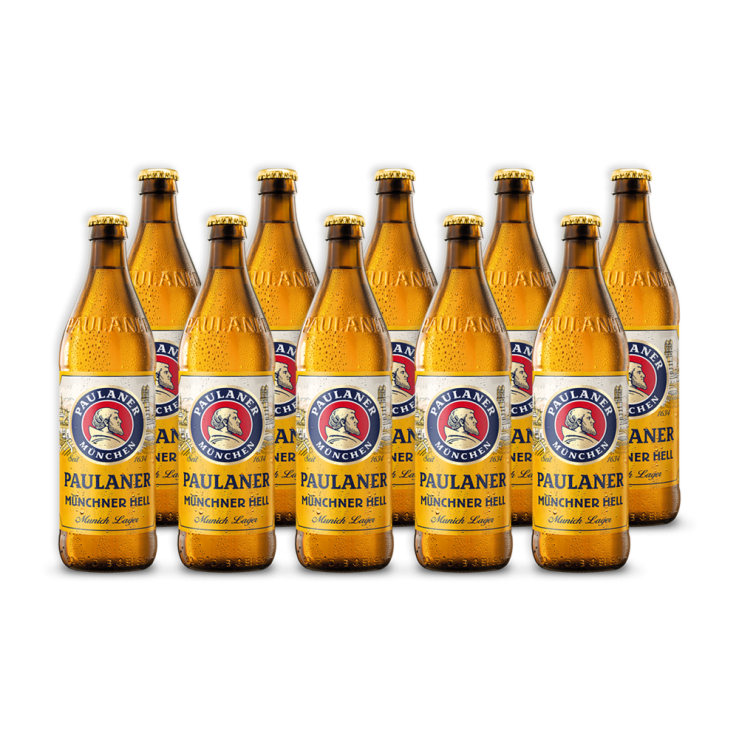 Paulaner Original Munchner Hell 500ml Bottle x10