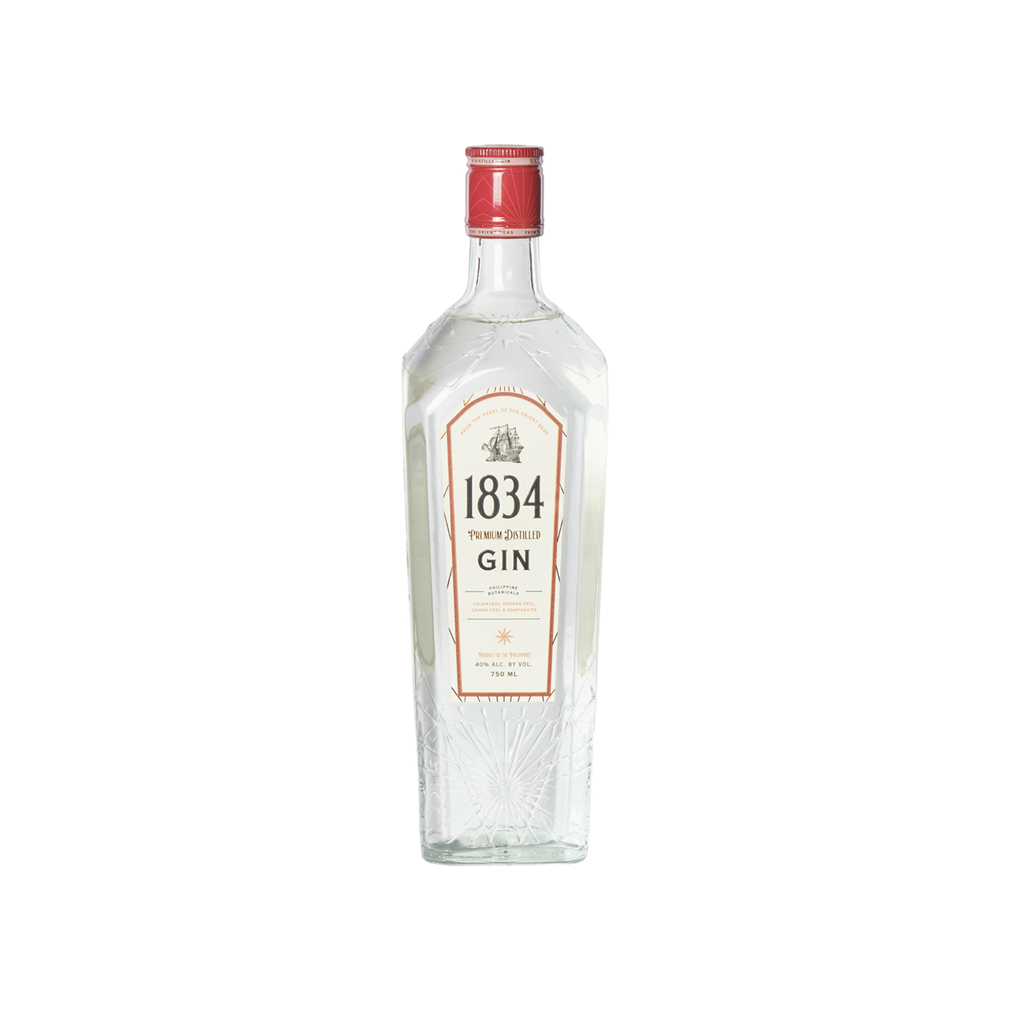 1834 Premium Distilled Gin 750ml