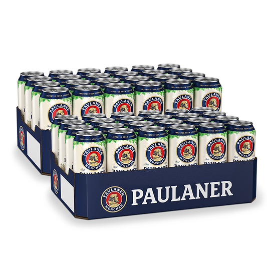 Paulaner Hefe Weissbier Naturtrub 500ml Can X48 (2 Cases)