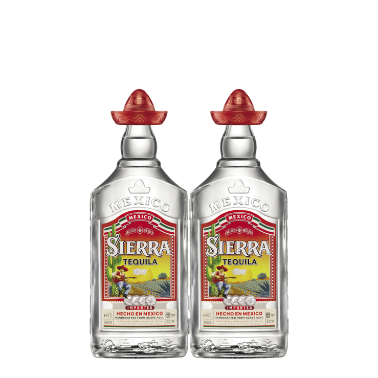 Buy 2x Sierra Silver Tequila 700ml