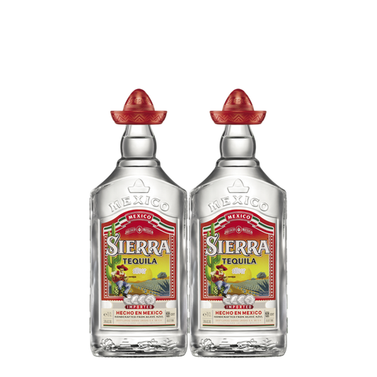 Buy 2x Sierra Silver Tequila 700ml