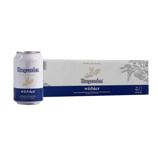 Hoegaarden White Beer 330ml Can x 24 (Case)