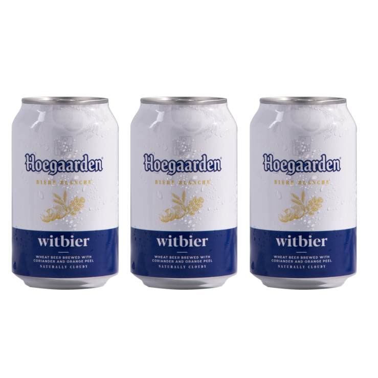 Hoegaarden White Beer 330ml Can x3