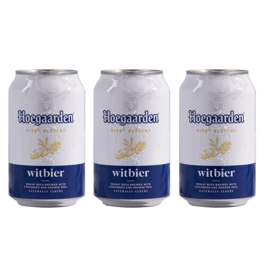 Hoegaarden White Beer 330ml Can x3