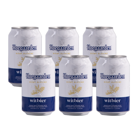 Hoegaarden White Beer 330ml Can x6