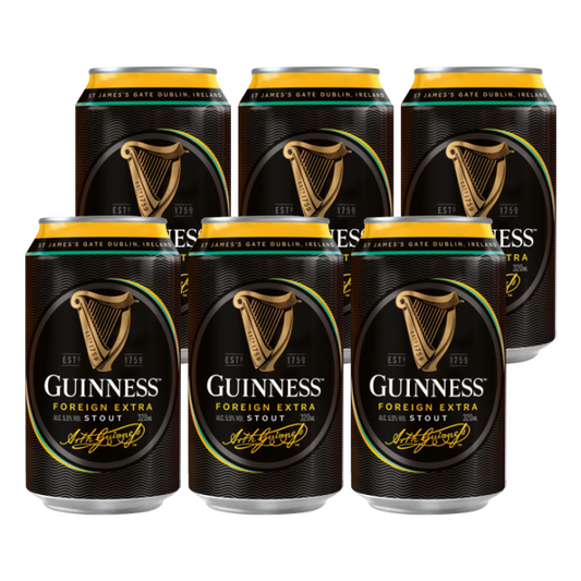 Guinness Foreign Extra Stout Can 330ml x6