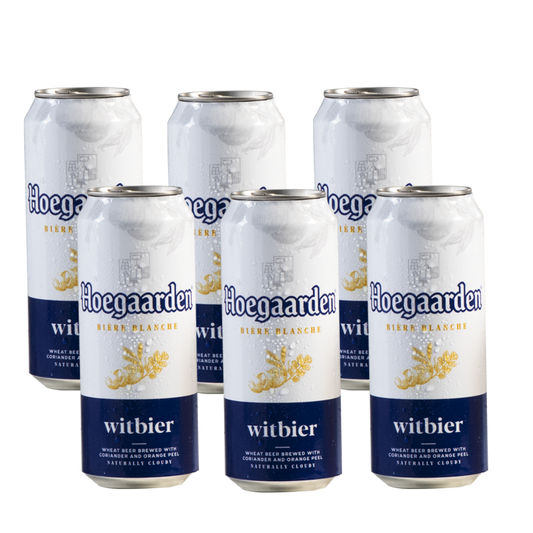 Hoegaarden White Beer 500ml Can x6