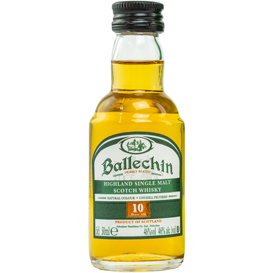 Ballechin 10 Year Old Whisky 50ml Mini