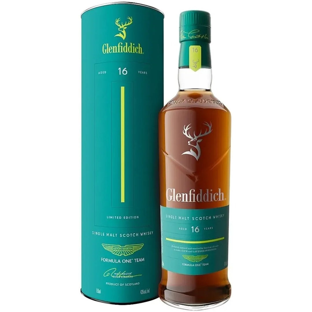 Glenfiddich x Aston Martin Formula One Team 16 Year Old Limited Edition 700ml
