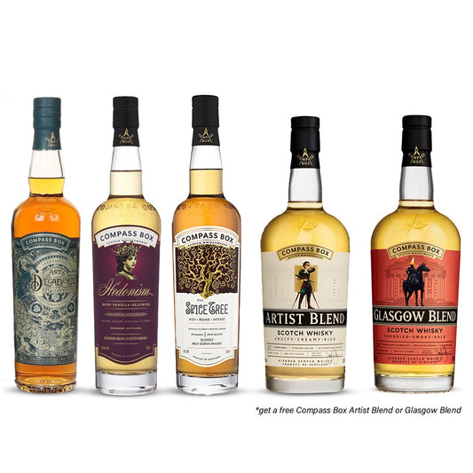 Compass Box Whisky Artistry Bundle (Total 4 Bottles)