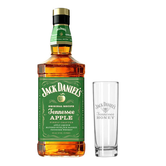 Jack Daniel's Tennessee Apple 700ml with FREE 1x Jack Daniel Highball Glass