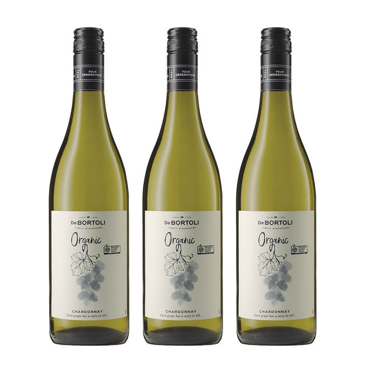 Bundle Trio: Organic Chardonnay 750ml (Total 3 Bottles)