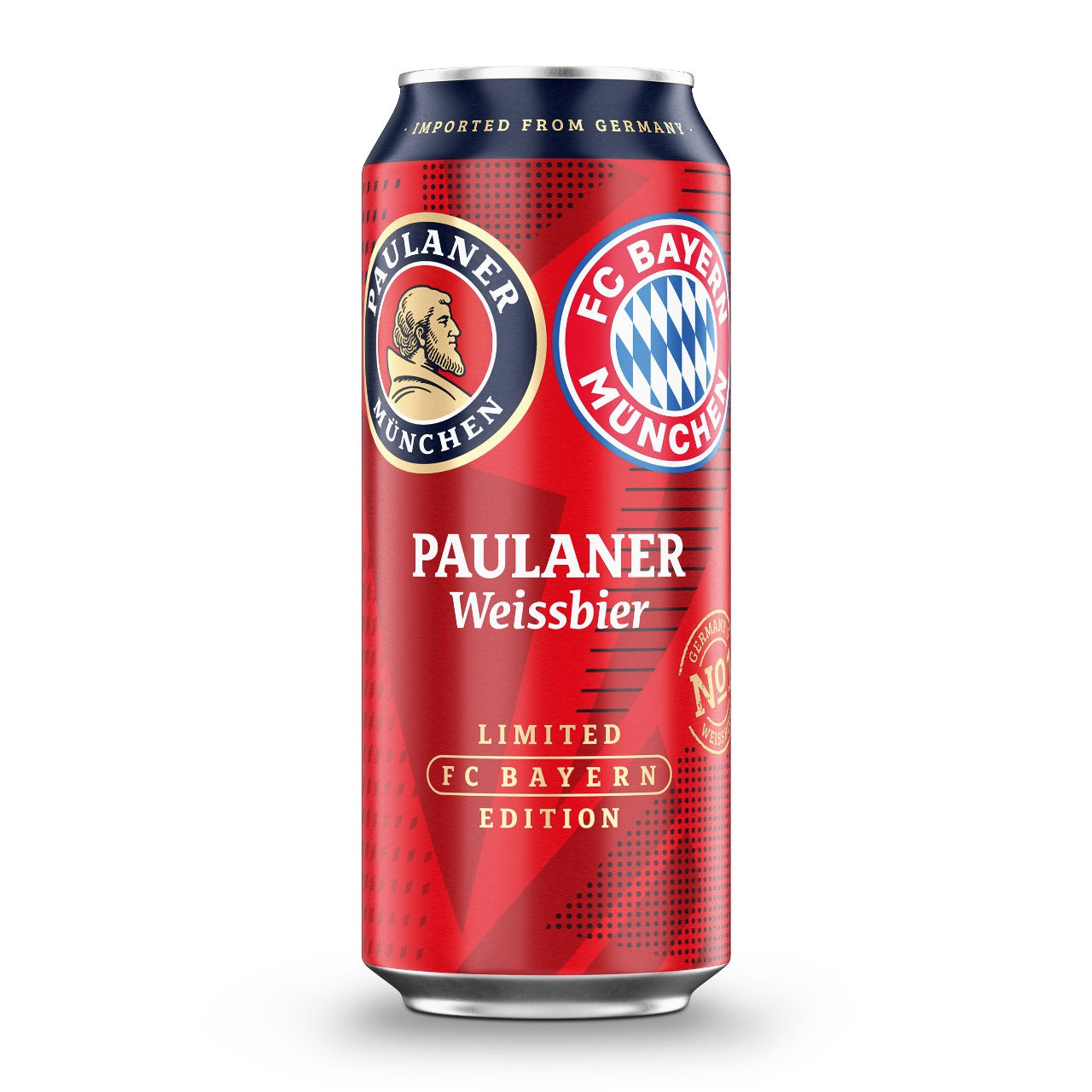 Paulaner Weissbier FC Bayern Limited Edition Can 500ml