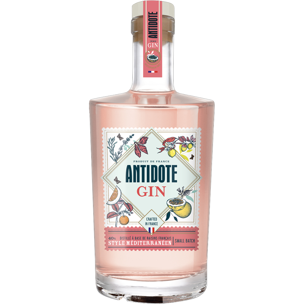 Antidote Rose Style Mediterraneen Gin 700ml