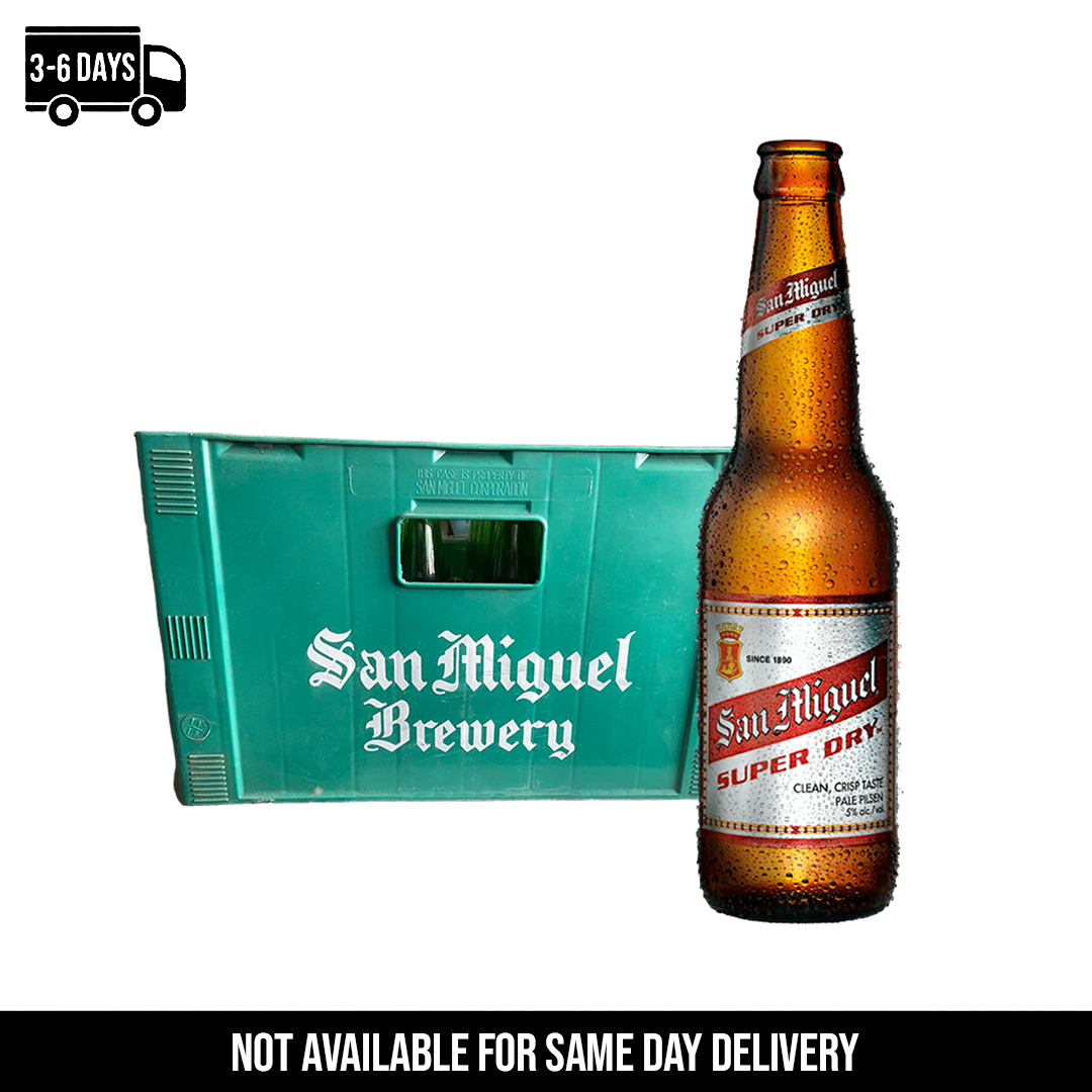 San Miguel Beer Super Dry Bottle 330ml x24