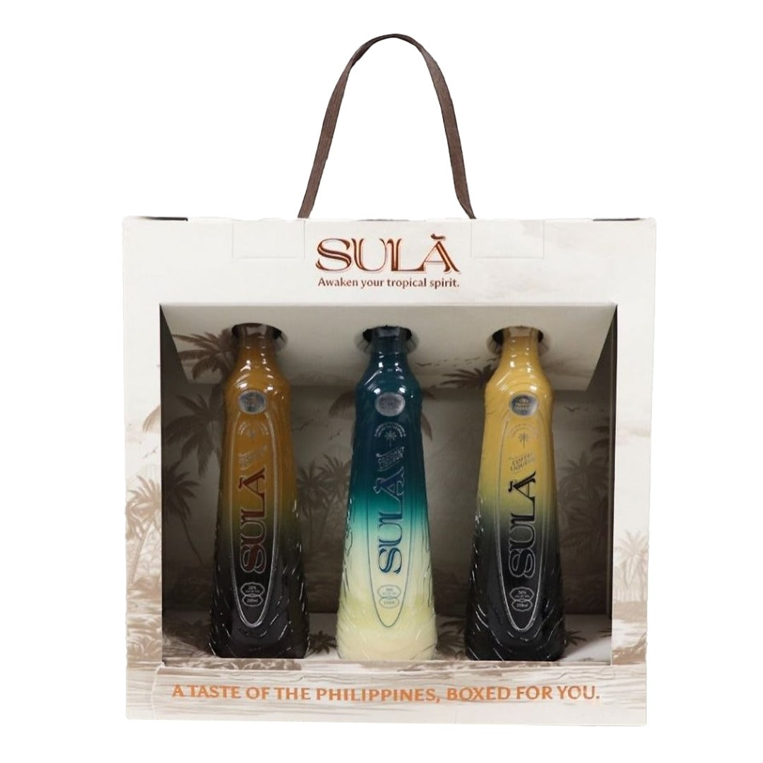 SULÀ Spirits Liqueur Tasting Set (Coconut, Coffee & Dark Chocolate) 250ml