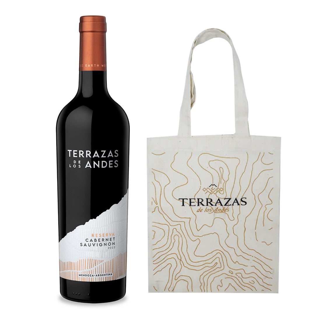Terrazas Reserva Cabernet Sauvignon 750ml w/ FREE 1x Terrazas Tote Bag