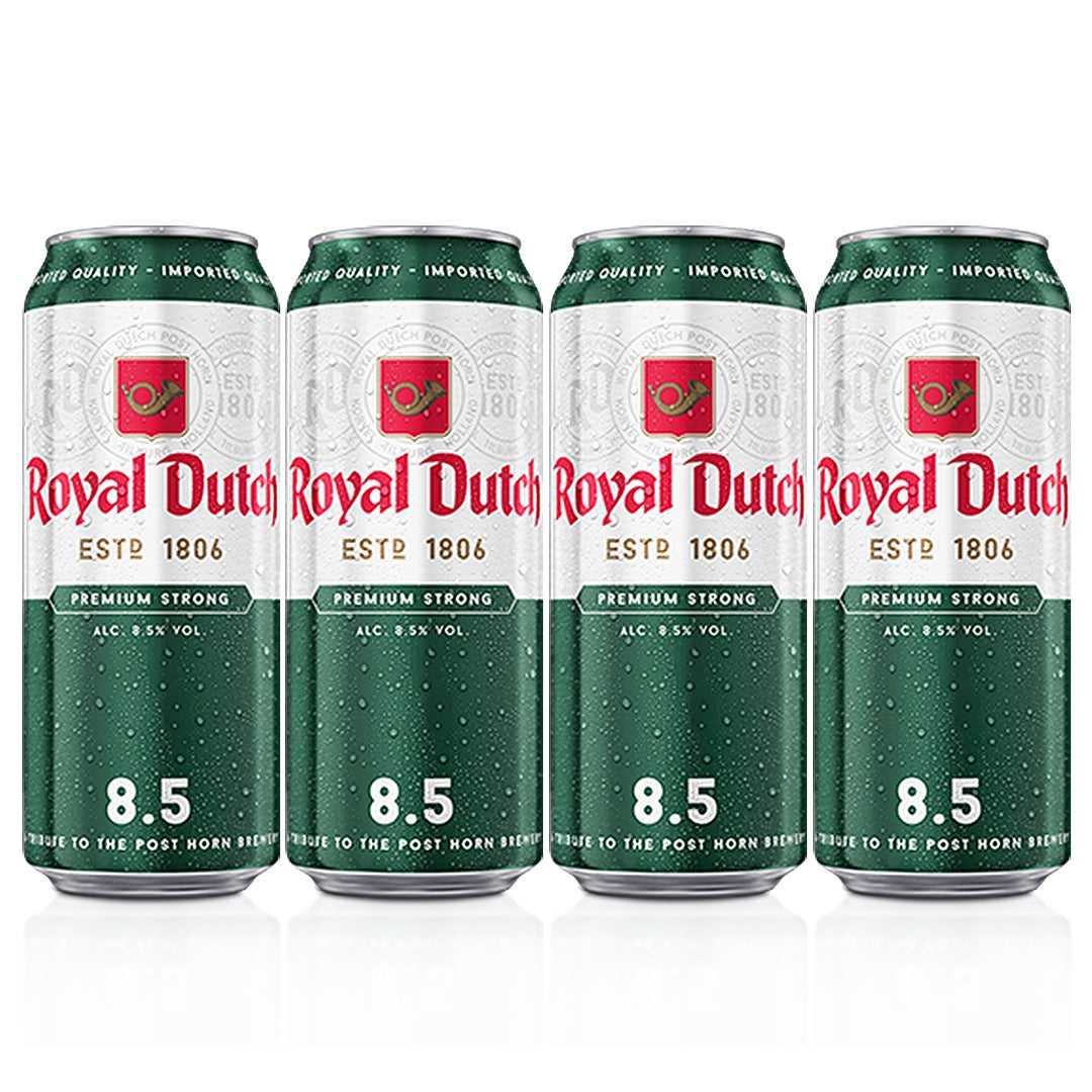 Royal Dutch Extra Strong 8.5% Beer 500ml Can (4-Pack Promo)