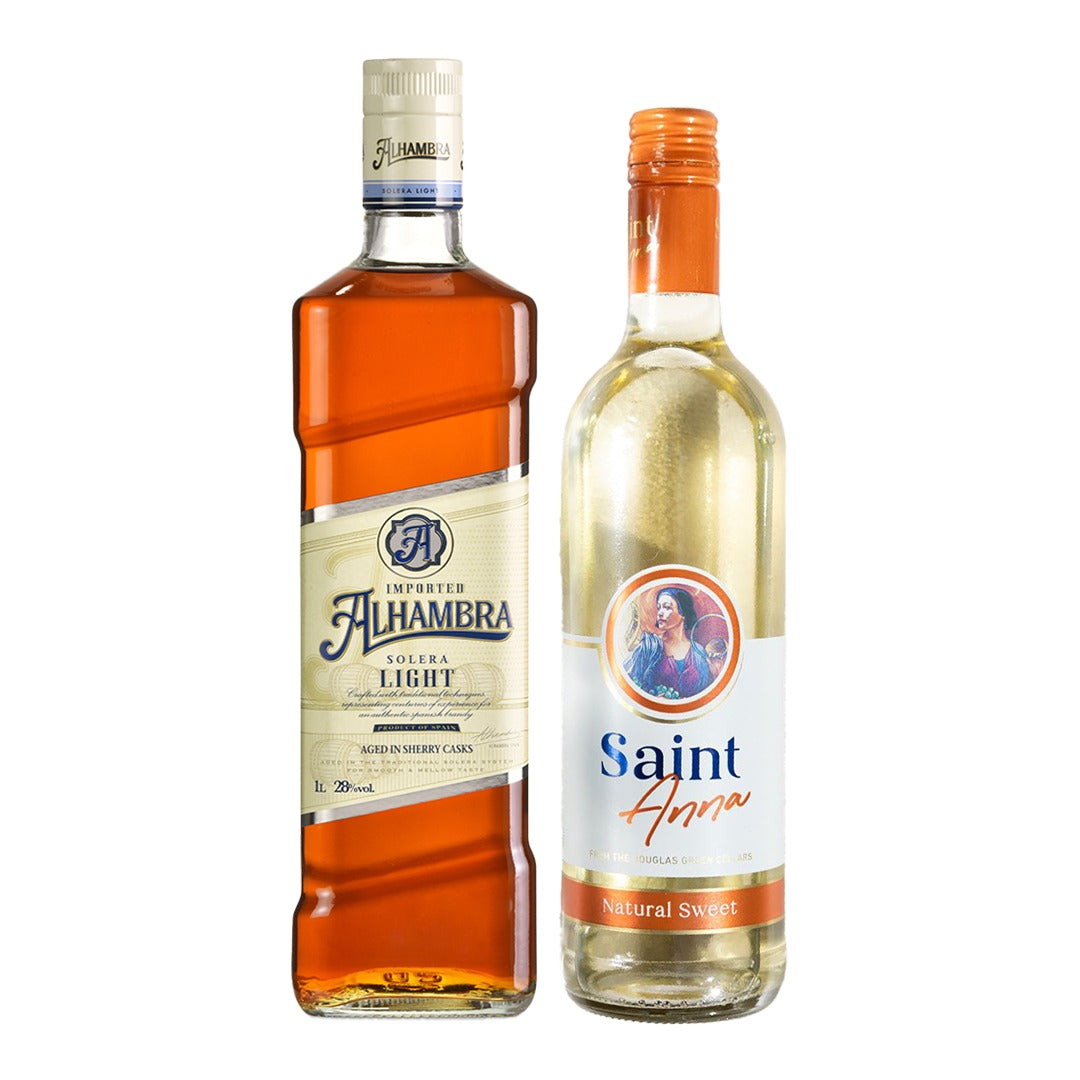 Alhambra Light 1L with FREE 1x Saint Anna Sweet White Blend NV 750ml