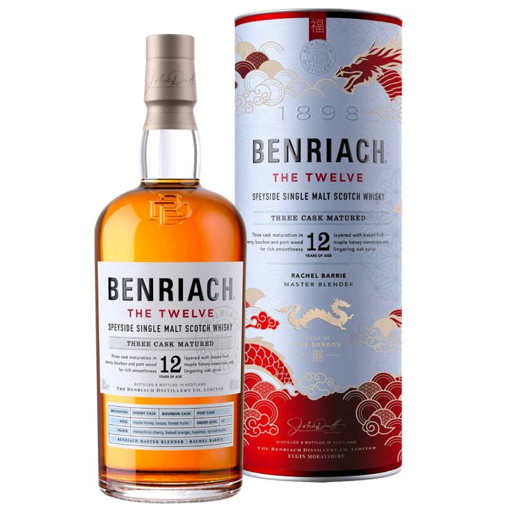 Benriach The Twelve 'Year of the Dragon 2024' Edition 700ml with FREE 1x Benriach Spey Glass