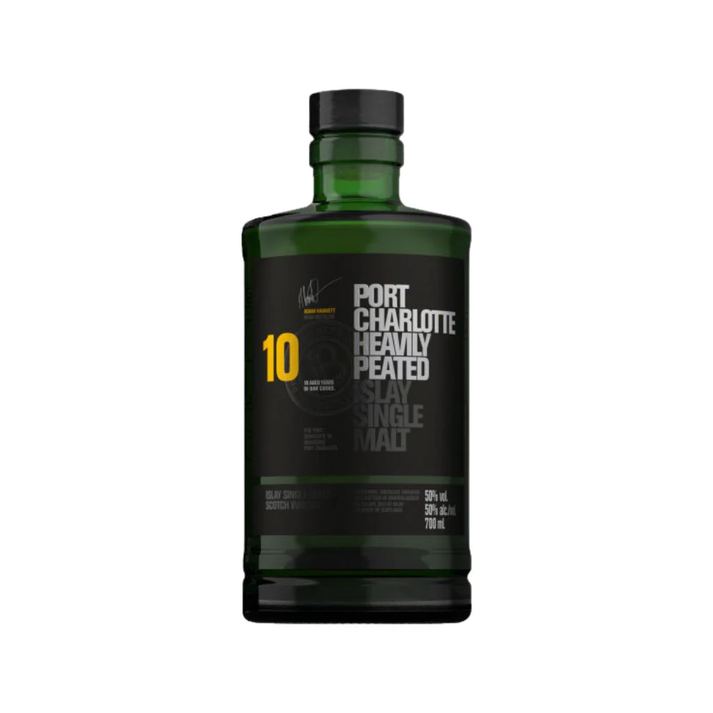 Bruichladdich Port Charlotte 10 Year Old Whisky 700ml (Naked, Bottle Only)