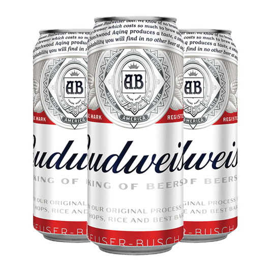 Budweiser Beer 500ml Can x3