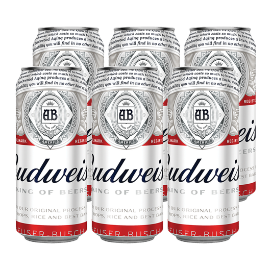 Budweiser Beer 500ml Can x6