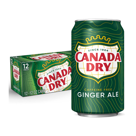 Canada Dry Ginger Ale 355ml x12 Can (Case)