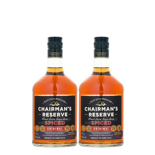 2x Chairman's Reserve Spiced Rum 700ml