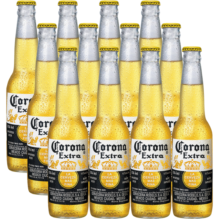 Corona Extra Beer 330ml Bottle x12