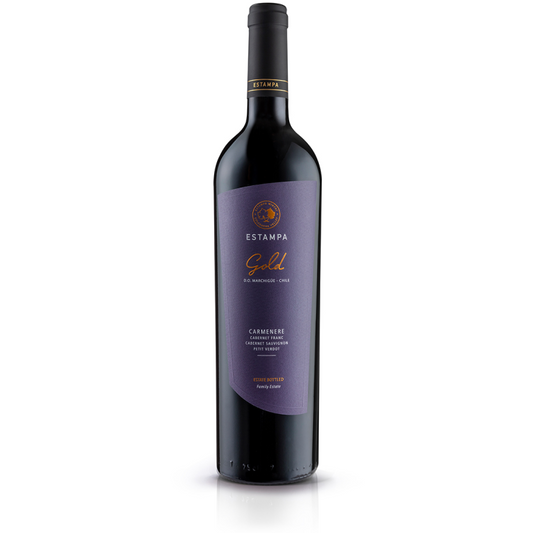 Estampa Gold Carmenere Cabernet Franc Cabernet Sauvignon Petit Verdot 750ml