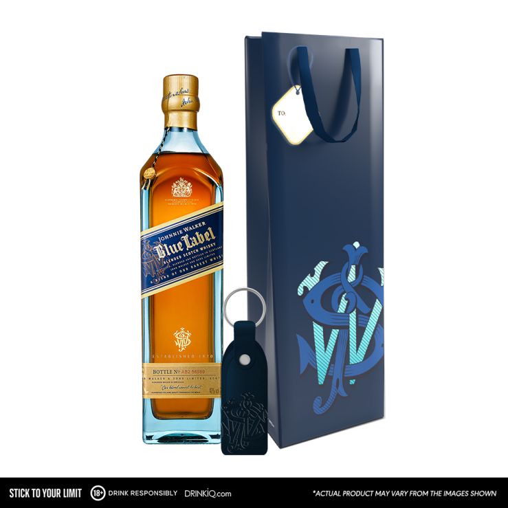 Johnnie Walker Blue Label 750ml w/ FREE JW Gift Bag and Keychain