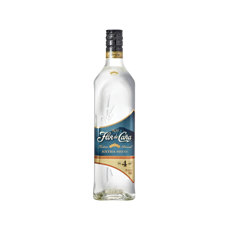 Flor de Caña 4 Year Old Extra Seco Rum 700ml