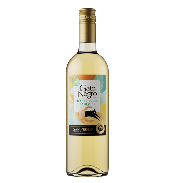 Gato Negro Blanco Dulce Sweet White 750ml