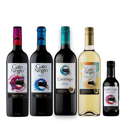 Buy 3+1 Gato Negro Wine Bundle with FREE Gato Negro Cabernet Sauvignon Mini 187ml