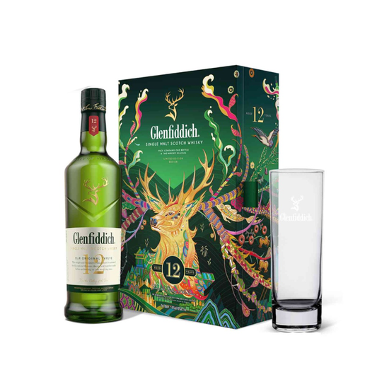Glenfiddich 12 Year Old Chinese New Year 2023 Gift Pack 700ml