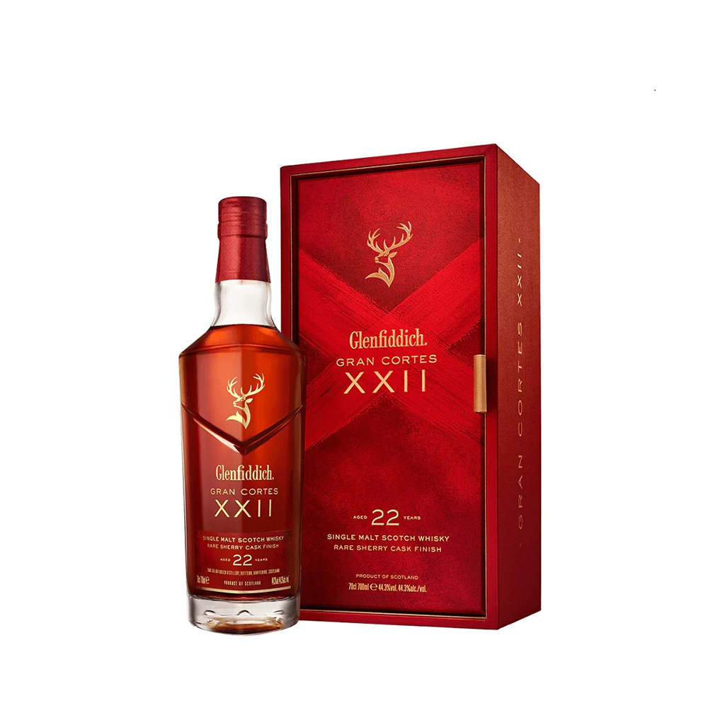 Glenfiddich 22 Year Old Gran Cortes 700ml – The Booze Shop Glenfiddich 22 Year Old Gran Cortes 700ml – The Booze Shop