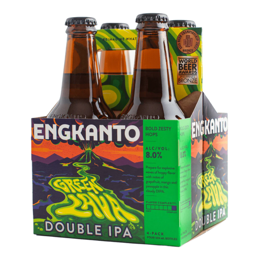 Engkanto Green Lava – Double IPA 330ml Bottle 4 Pack (Total 4 Bottles)