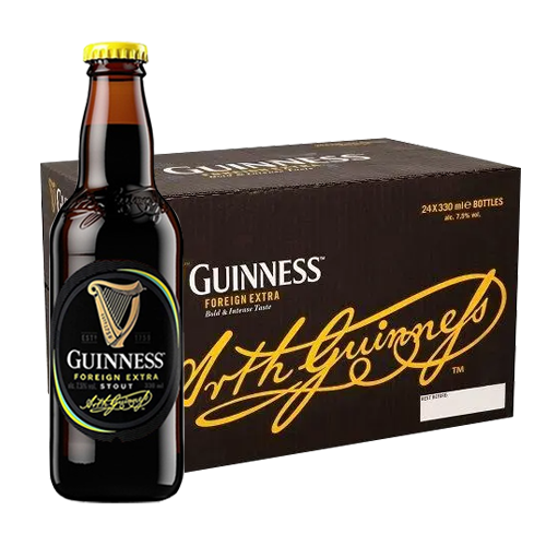 Guinness Foreign Extra Stout (FES) 330ml Bottle x24 (Case)