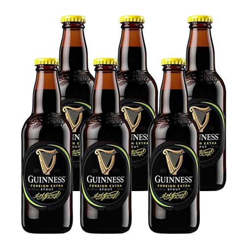 Guinness Foreign Extra Stout (FES) 330ml Bottle X6