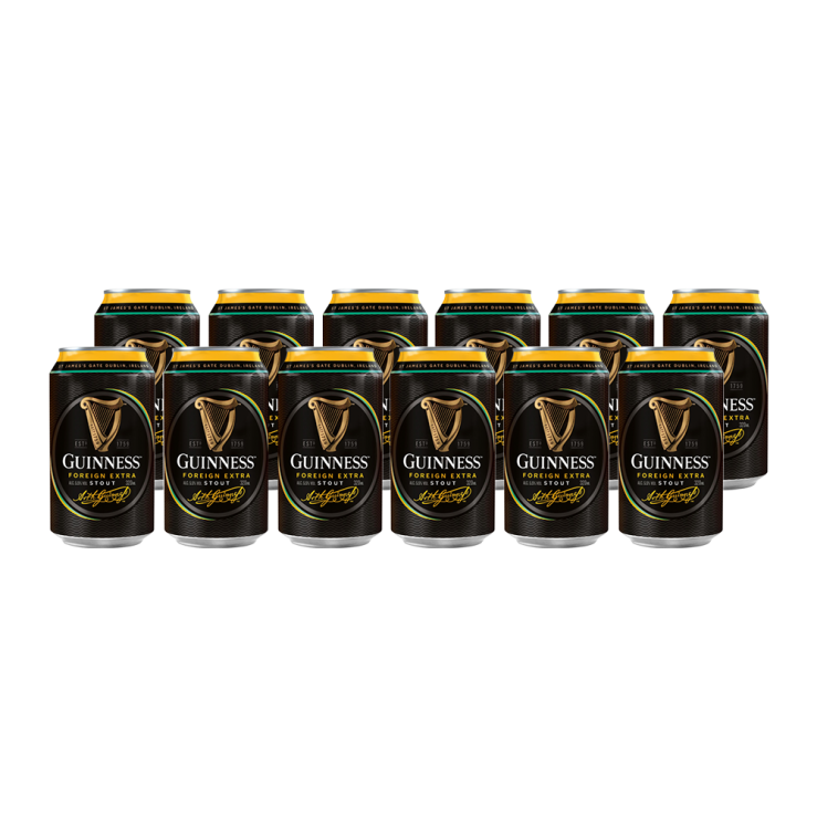 Guinness Foreign Extra Stout Can 330ml x12