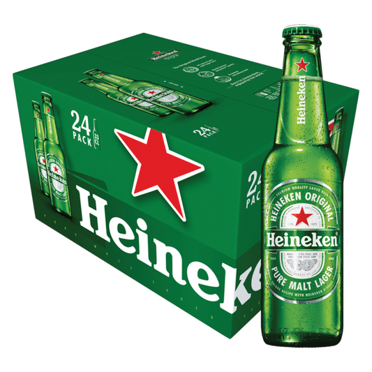Heineken Original Beer Bottle 330ml x24 (Case)