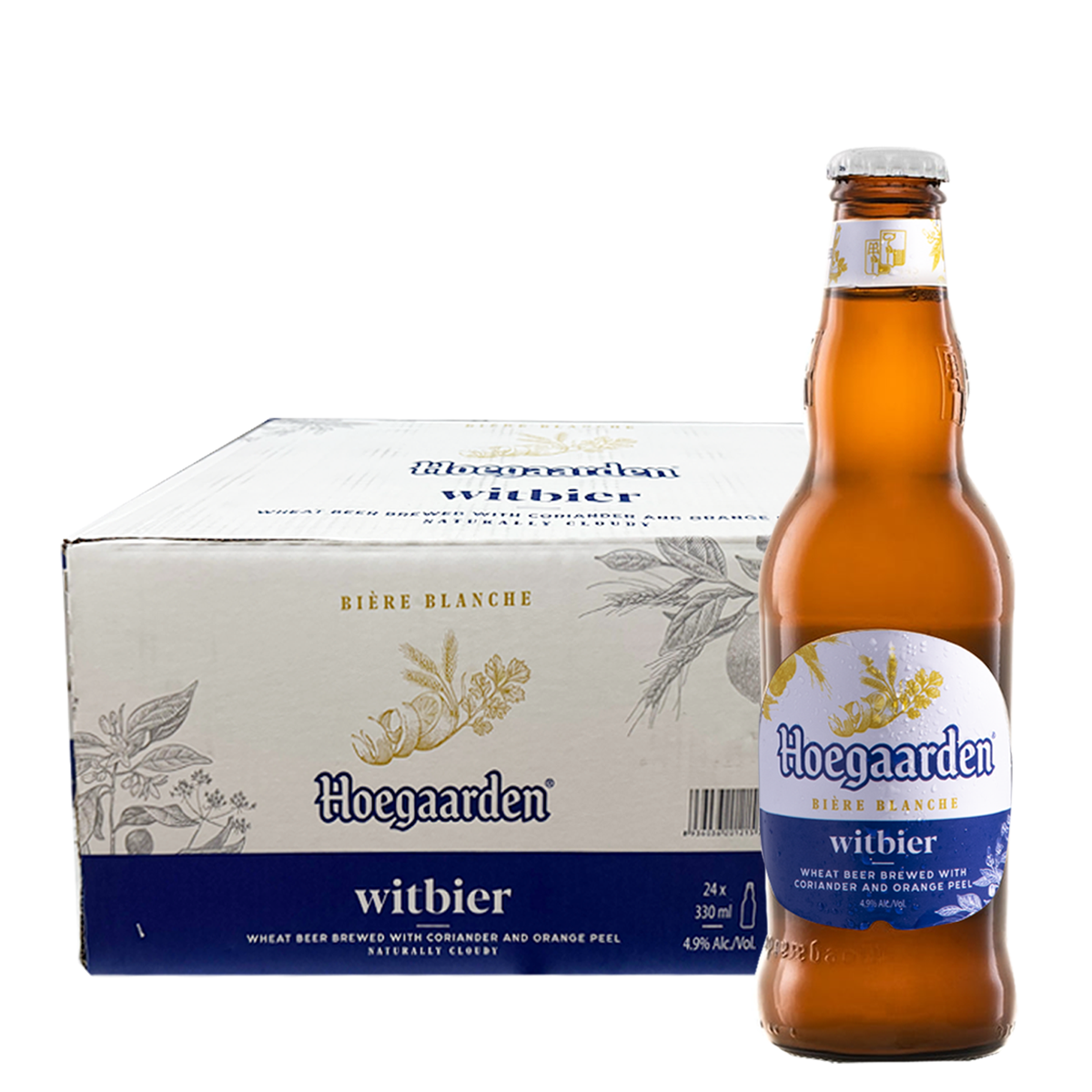 Hoegaarden White Beer 330ml Bottle x24 (case)