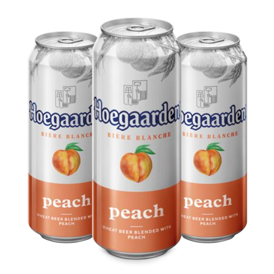Hoegaarden Peach Beer 500ml Can x3