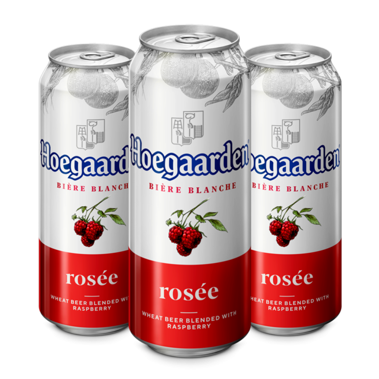 Hoegaarden Rosée Beer 500ml Can x3
