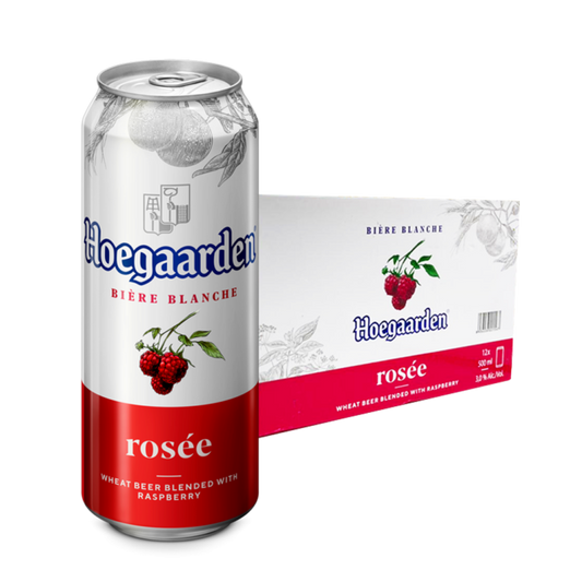 Hoegaarden Rosée Beer 500ml Can x 12 (Case)