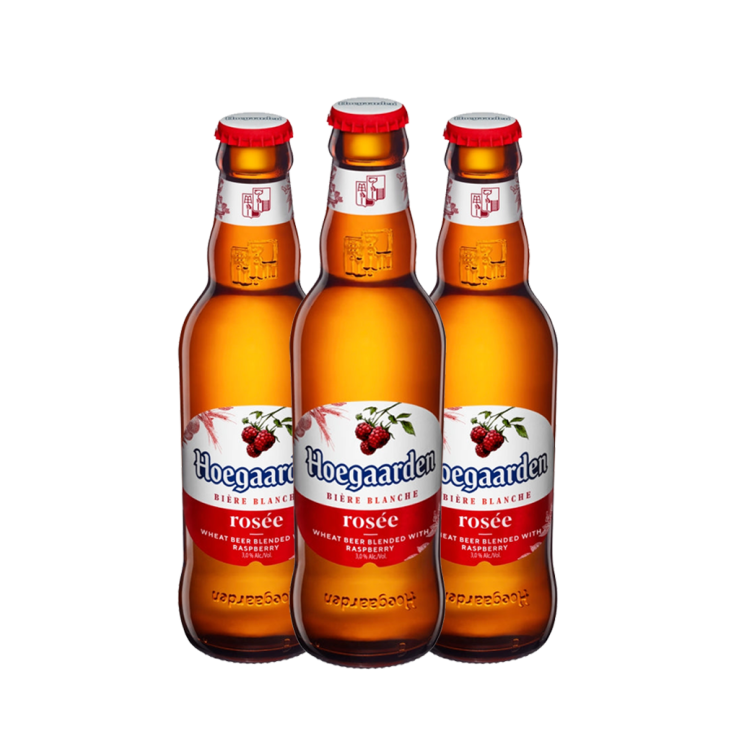 Hoegaarden Rosée 248ml Bottle x3