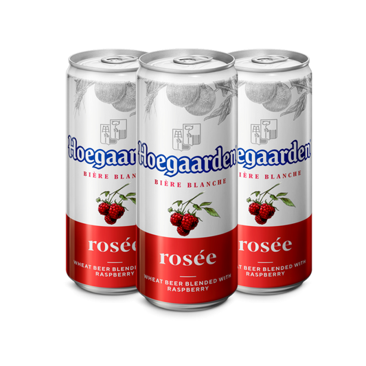 Hoegaarden Rosée Beer 330ml Can x3
