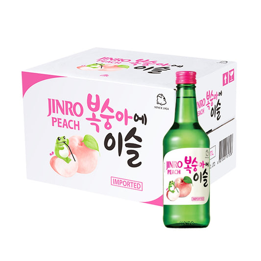 Jinro Chamisul Peach Soju 360ml x20 (Case)