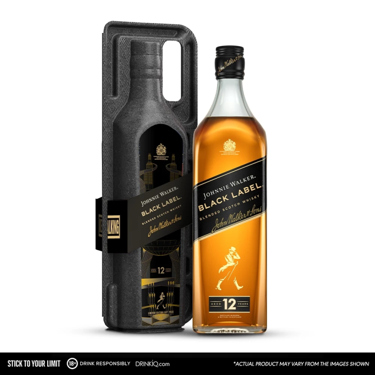 Johnnie Walker Black Label 700ml with Pulp Case Pack – The Booze Shop